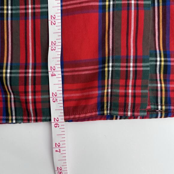 Vintage Westbound Button Up Shirt Women’s Size 6 Exaggerated Collar Red Plaid - Picture 9 of 11